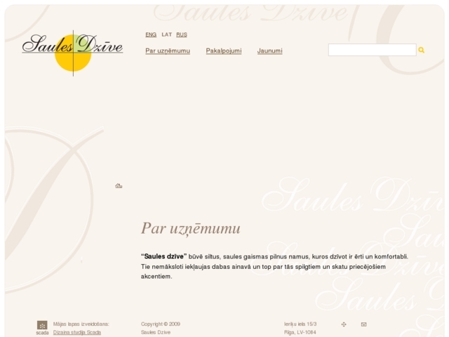 Saules Dzīve, SIA